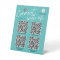 Modern trendy social media QR code business sign