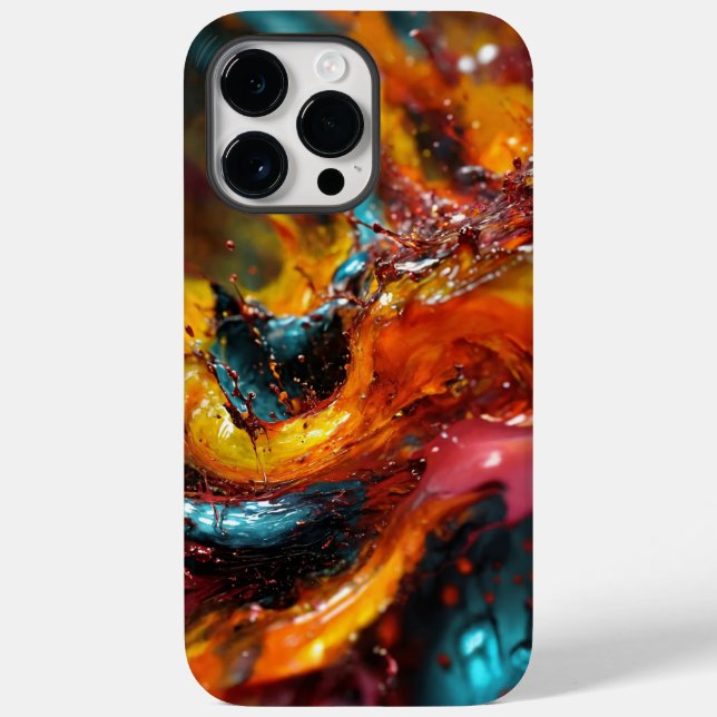 Modern & trendy splashes of colour Case-Mate iPhone case (Back)