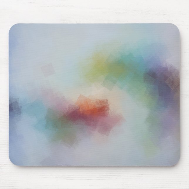 Modern Trendy Template Colourful Abstract Art Mouse Pad (Front)
