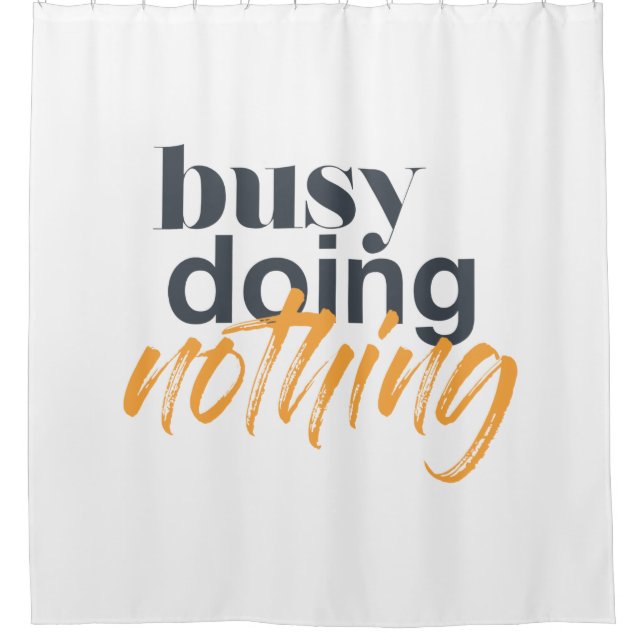 Modern, trendy, urban design of Busy Doing Nothing (Front)