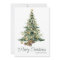 Modern Trendy Watercolor Christmas Tree