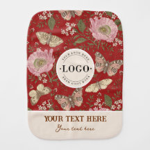 Modern Trendy Wildflower Botanical Floral Monogram