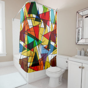 Modern Triangle Colorful Geometric 