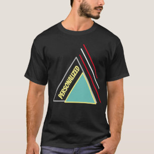 Modern Triangle Design Personalize Unisex Stylish  T-Shirt