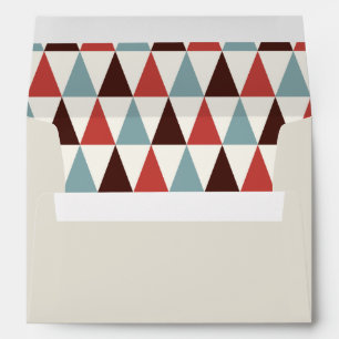 Modern Triangle Geometric Pattern Envelope