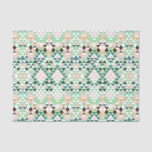 Modern Tribal Aztec Southwest Geometric CBendel Tissue Paper