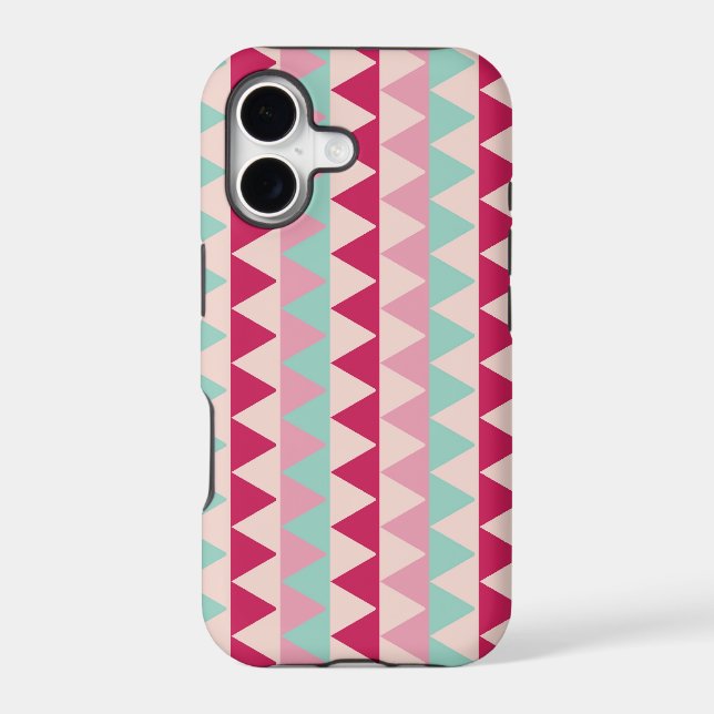 Modern tribal geometric pattern triangle print (Back)