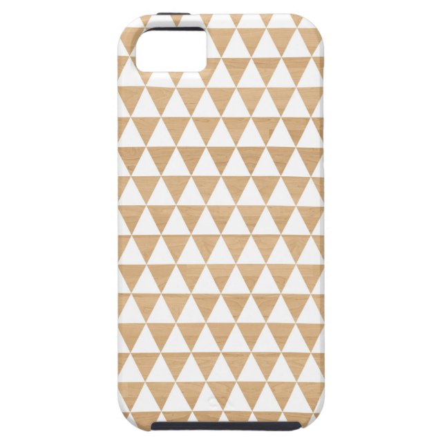 Modern tribal wood geometric chic andes pattern Case-Mate iPhone case (Back)