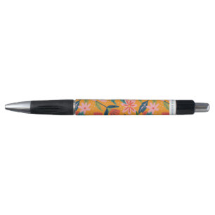 Modern Tropical Floral Pattern Pen