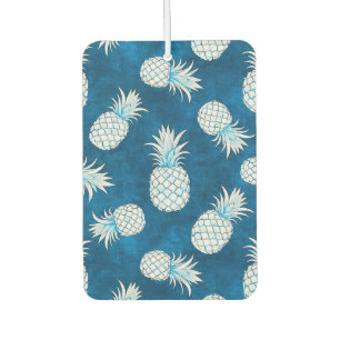 Modern Tropical Pineapple Watercolor Air Freshener