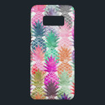 Modern tropical pineapples pastel watercolor Case-Mate samsung galaxy s8 case<br><div class="desc">A modern,  summer,  tropical and exotic watercolor pineapples fruits pattern in pink,  purple,  green and blue. The colour background is fully customizable</div>
