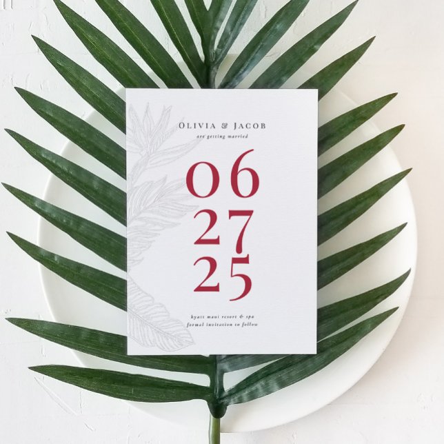 Modern Tropical Save the Date (Creator Uploaded)