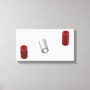 Modern Tubes Canvas Print