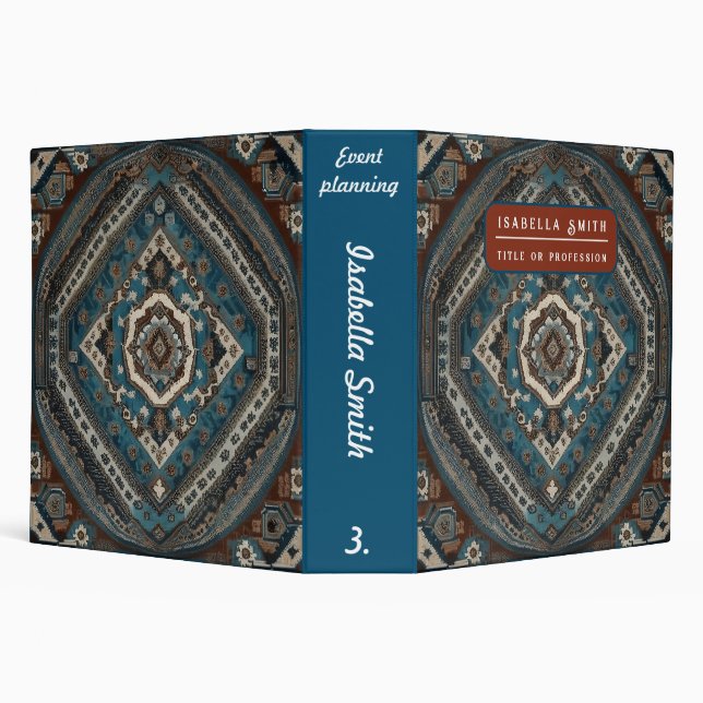 Modern Turkish Beautiful Old Pattern Collection Binder (Background)