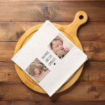 Modern Two Photo | You Make Our Life Complete  Kitchen Towel<br><div class="desc">Modern Two Photo | You Make Our Life Complete</div>
