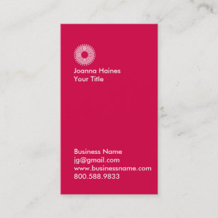 Modern Typographic Business Cards