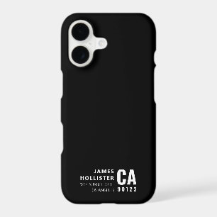 Modern Typography Design Black & White