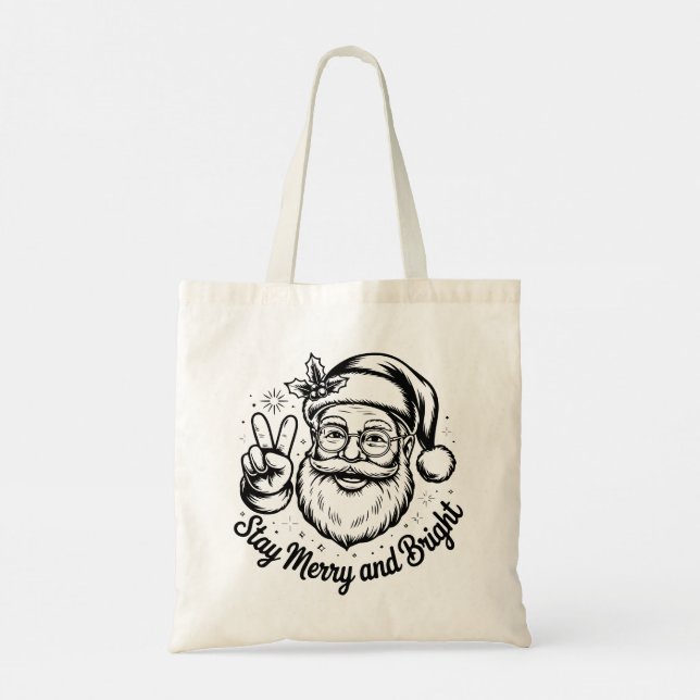 Modern Typography funny Quotes Tote Bag (Back)