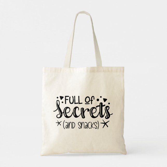 Modern Typography funny Quotes Tote Bag (Back)