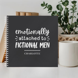 Modern Typography Funny Reader's Saying Spiral  Notebook