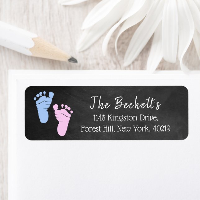 Modern Typography Gender Reveal Party! Baby Shower (Insitu)