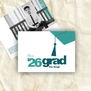 Modern Typography Graduation Class of 2026 Announcement