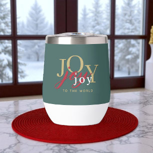 Modern Typography Joy to the World Christmas