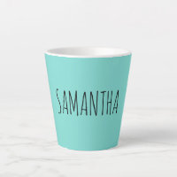 Modern Typography Name Blue Green