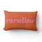 Modern Typography Personalized Name | Pink Orange 