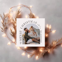 Modern typography photo collage Christmas