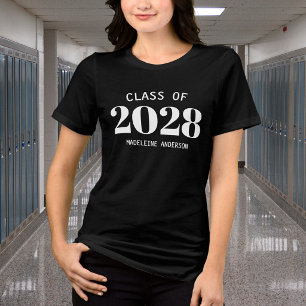 Modern Typography Photo Graduation Party Tri-Blend Shirt