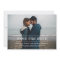 Modern Typography Photo Save the Date | White