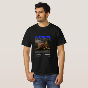 Modern Typography Pop Culture T-Shirt