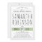 Modern typography sage green wedding bridal shower