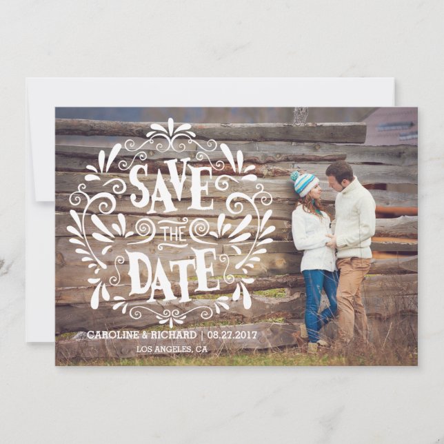 MODERN TYPOGRAPHY | SAVE THE DATE (Front)