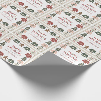 Modern Ugly Sweater Holiday Wrapping Paper