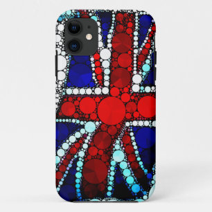 Modern Union Jack British Flag  iPhone 11 Case