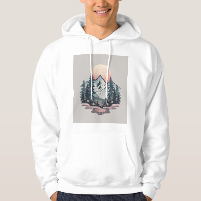 Modern Unique Brandy Trendy Hoodie (Front)