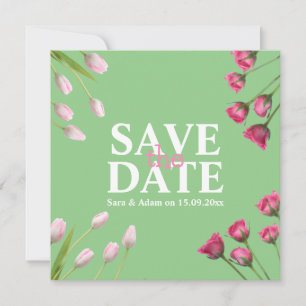 Modern Unique Minimalist Save the date