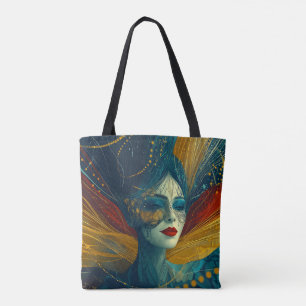 Modern Unique Trendy Cool Fantasy Woman Tote Bag