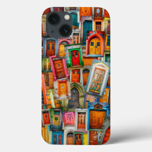 Modern Unique Vintage Door Art Photography iPhone 13 Case
