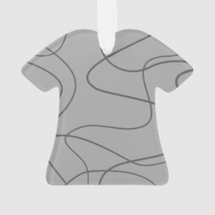 Modern, urban, abstract pattern. Curvy, wavy lines Ornament