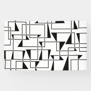 Modern, urban, bold, cool geometric pattern art banner