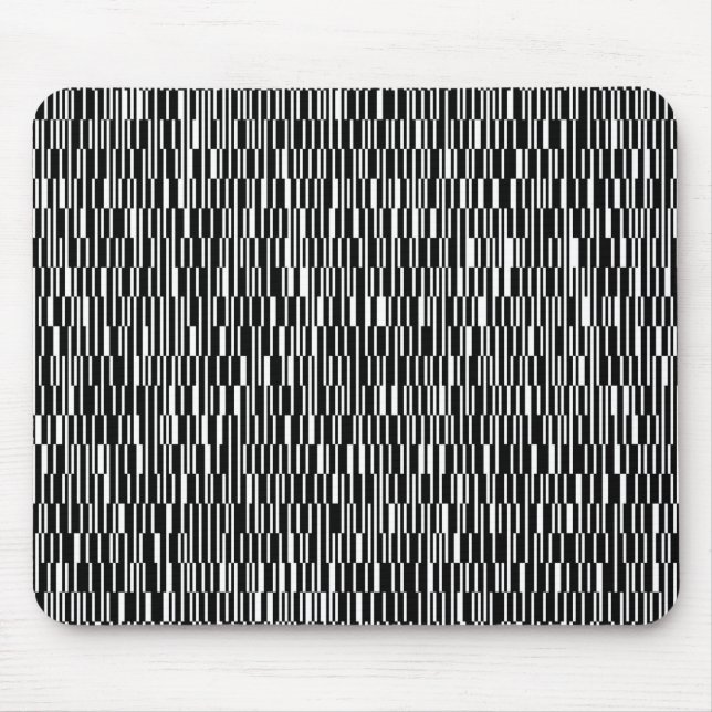 Modern, urban, contemporary geometric pattern art mouse pad (Front)