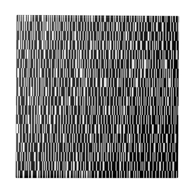 Modern, urban, contemporary geometric pattern art tile (Front)