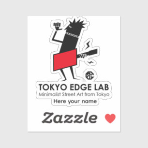 Modern Urban Guitar Player Graphic-Tokyo Edge Lab