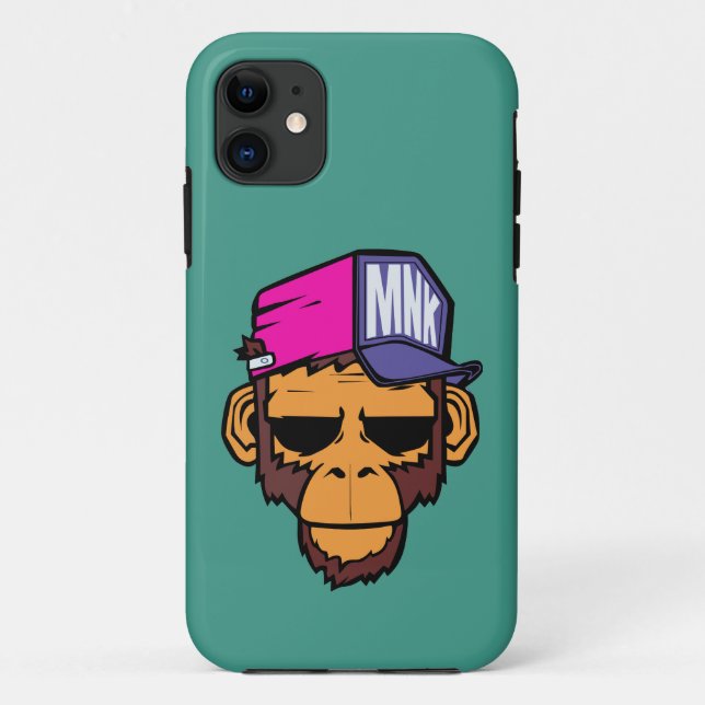 Modern Urban Monkey Case-Mate iPhone Case (Back)