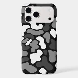 Modern Urban Monochrome Camouflage Phone Case