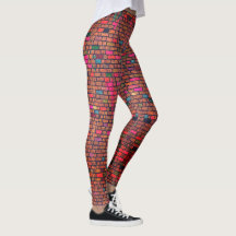 Modern Urban Painted Bricks Pattern