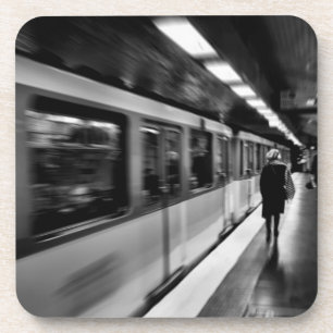 Modern, urban Parisian life Coaster